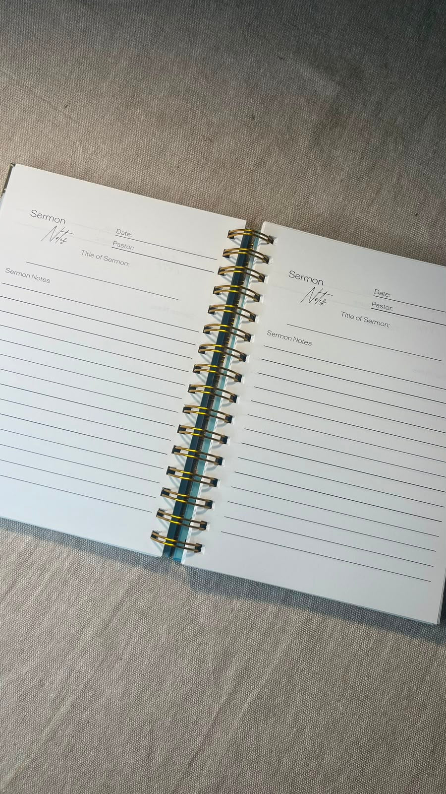 Sermon Notebook