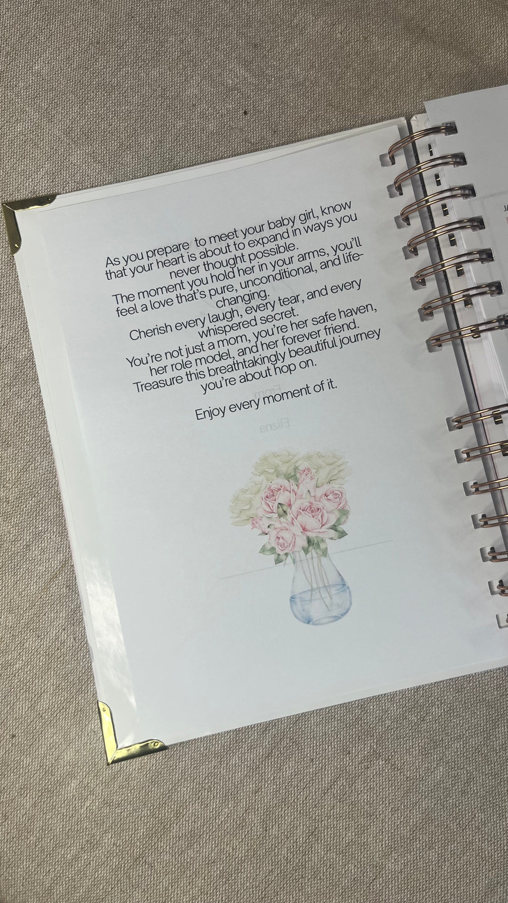 It's A Girl Pregnancy Journal