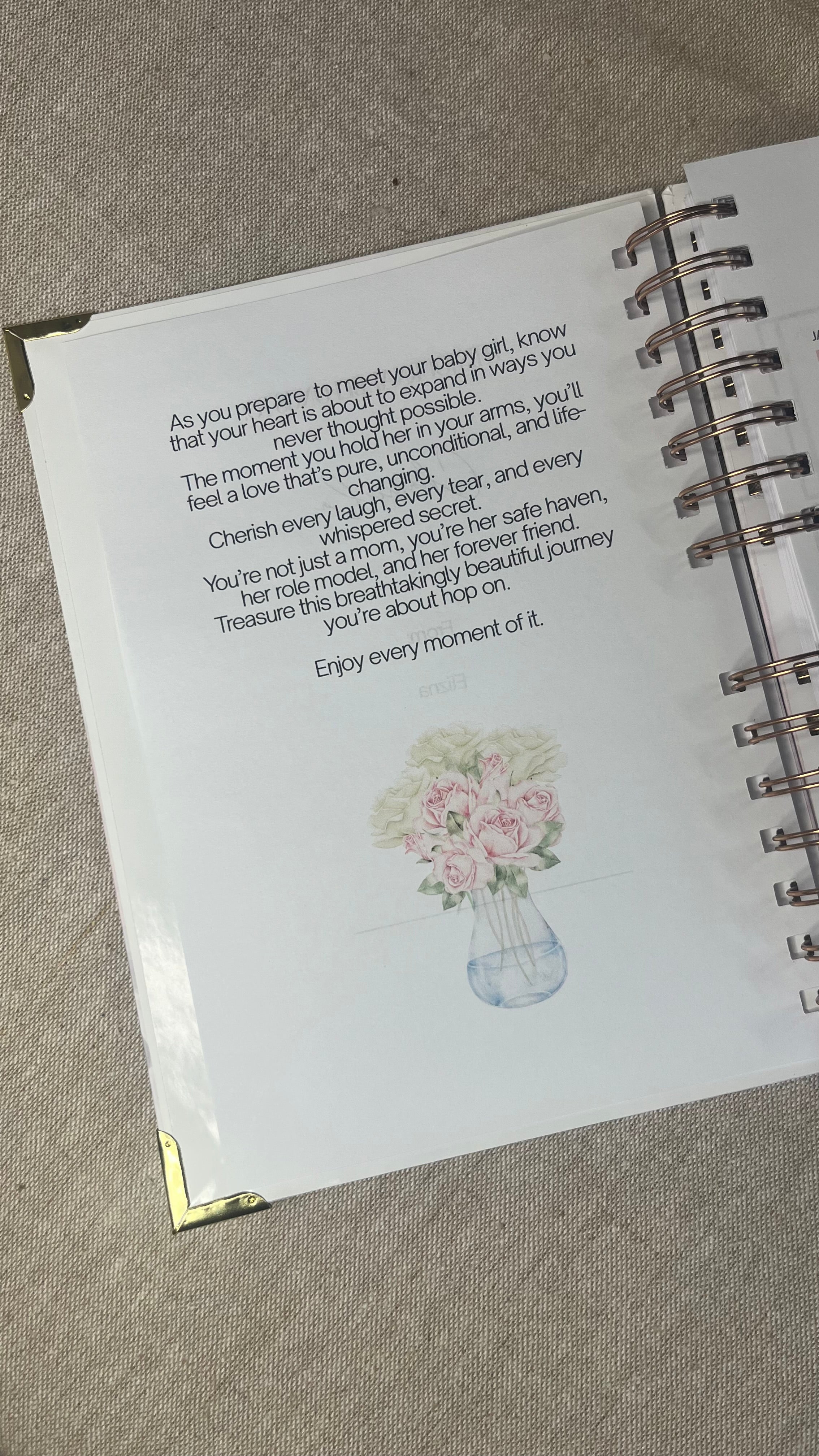 It's A Girl Pregnancy Journal