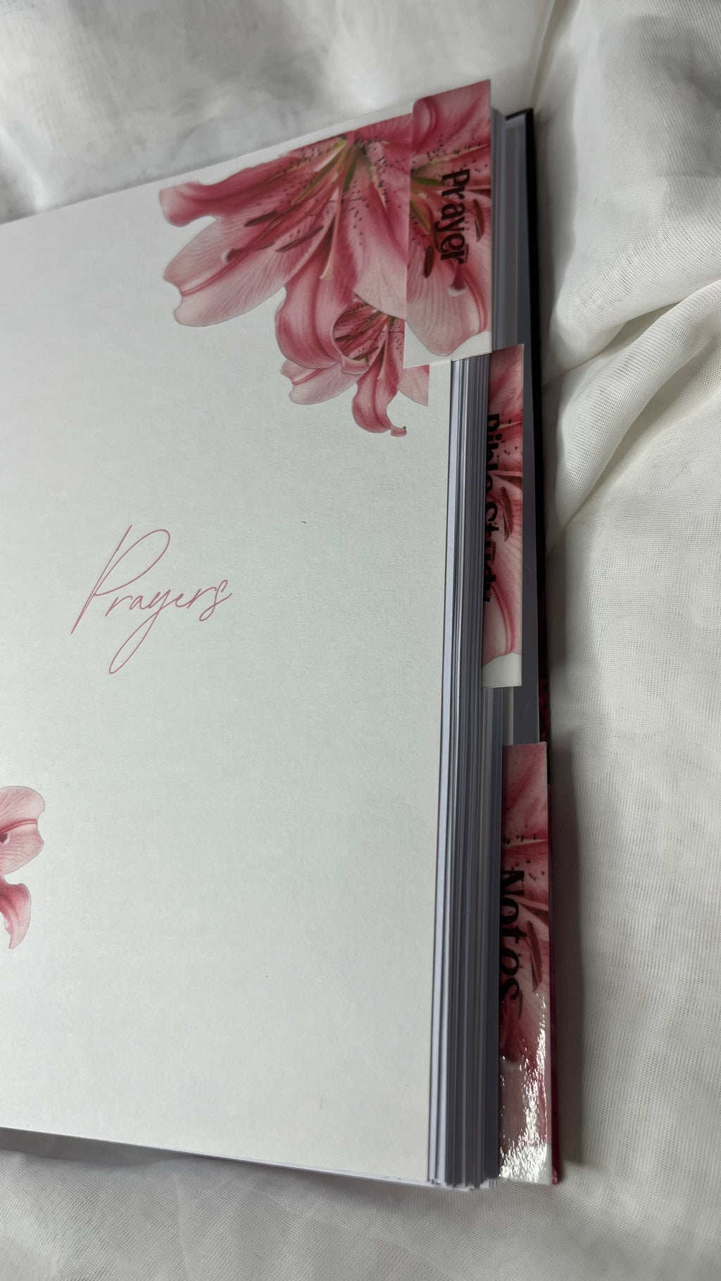 Pink Floral Bible Study Journal