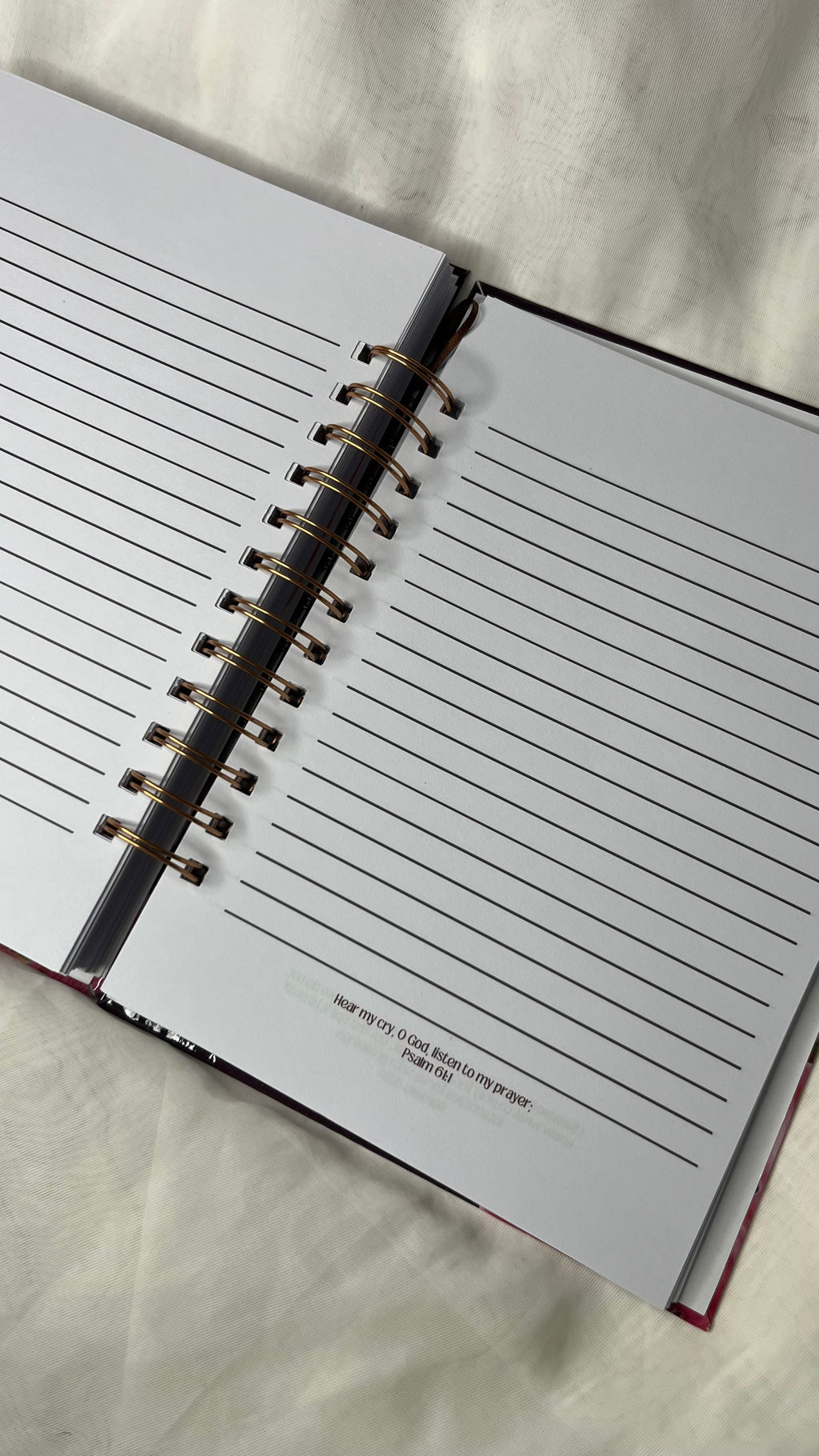 Pink Floral Bible Study Journal