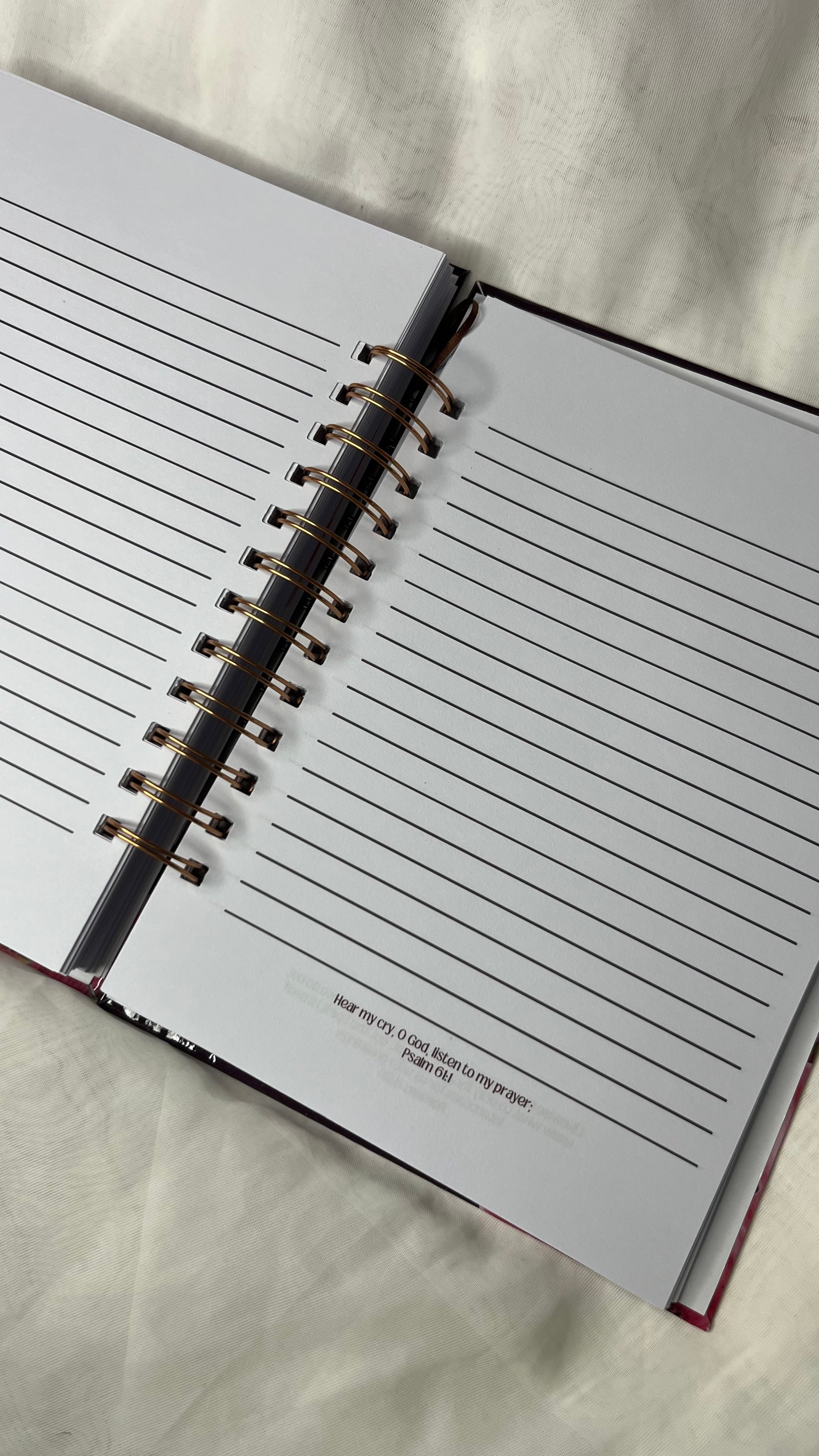 Pink Floral Bible Study Journal