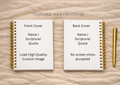 Customize/Design Your own Cover