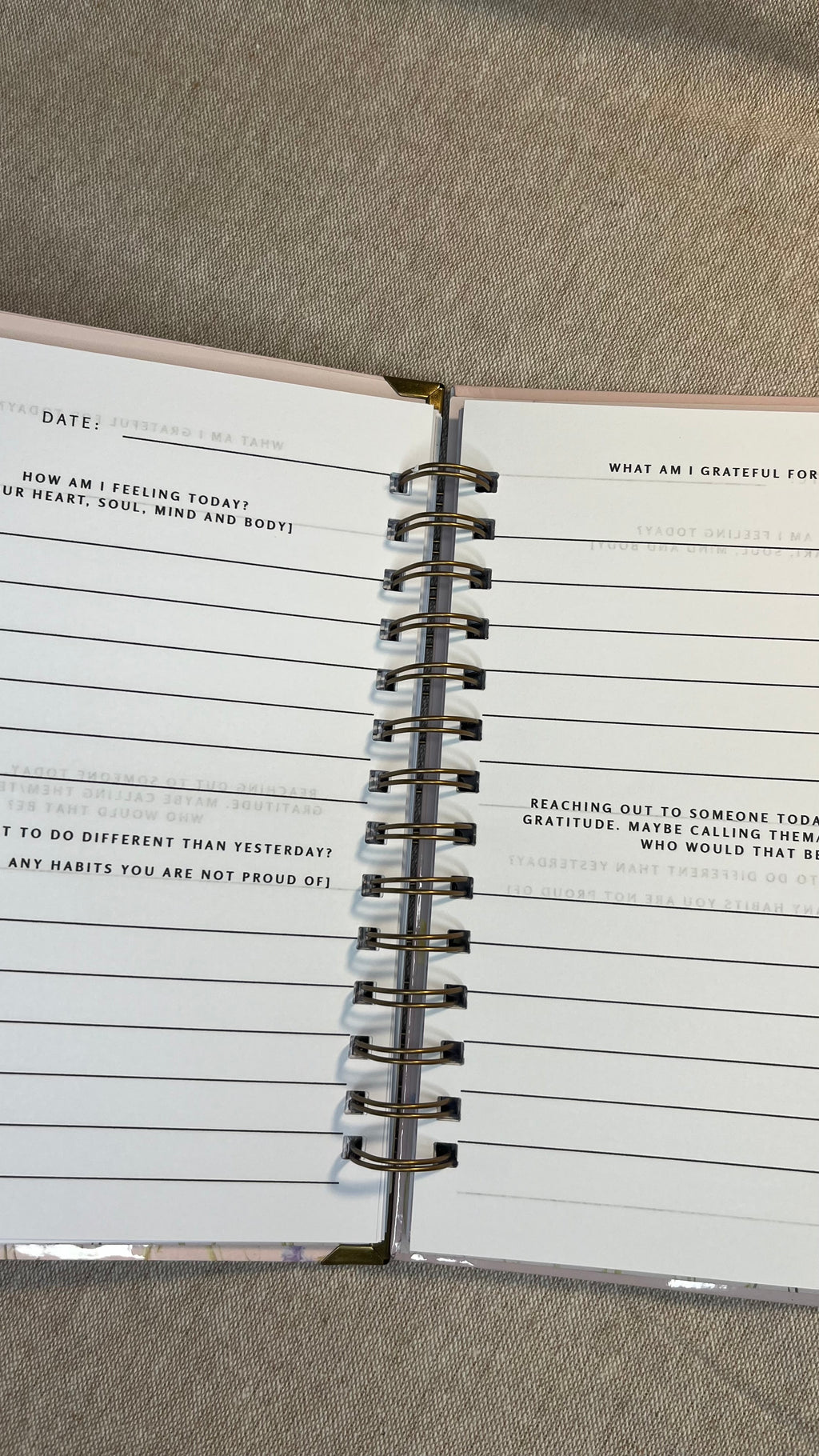 Flower in Boots Vision & Wellness Journal