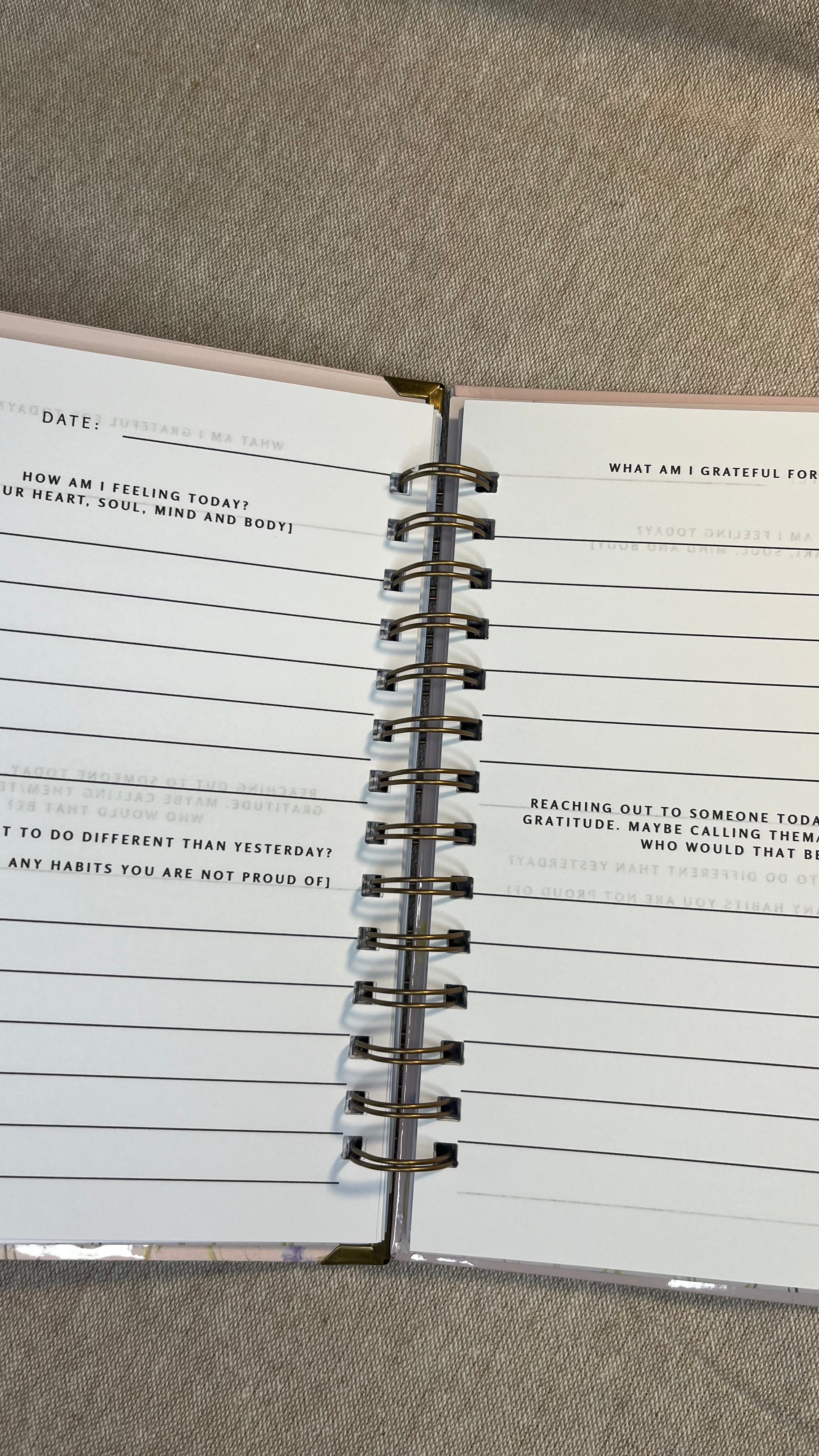 Flower in Boots Vision & Wellness Journal