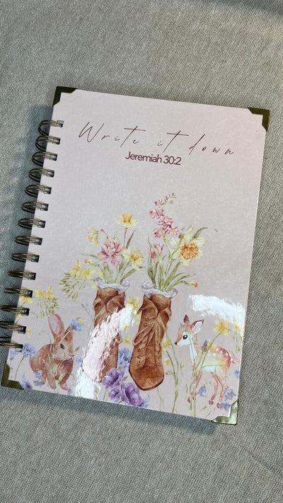 Flower in Boots Vision & Wellness Journal