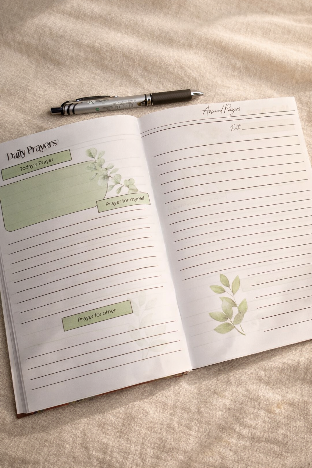Floral Bible Study Journal